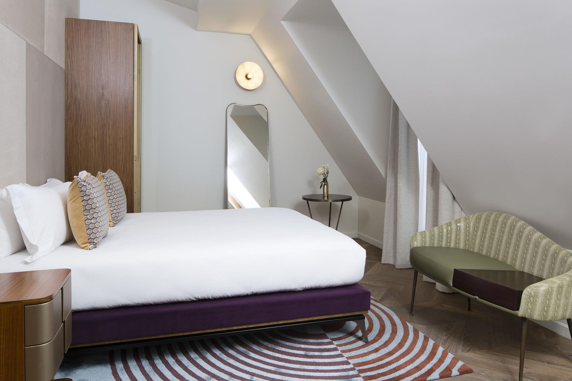 Maison Breguet Paříž Exteriér fotografie A bedroom at the Hotel 57